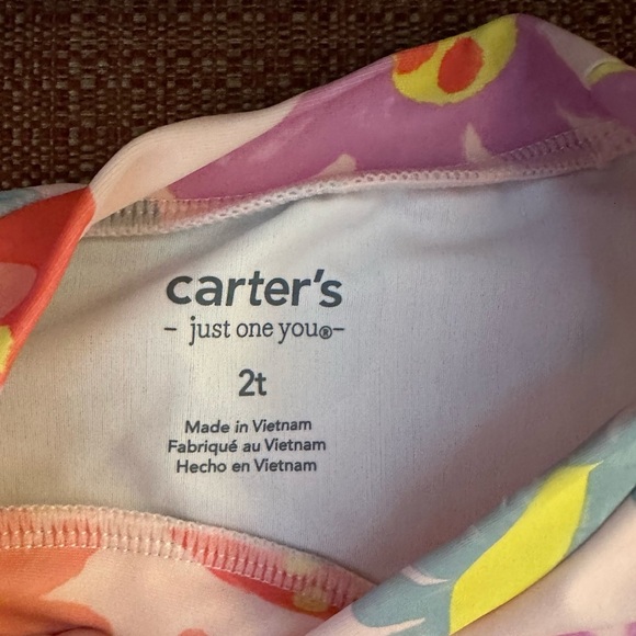 🌟3/$20🌟 2T Carter’s 2PC Rash Guard Swimsuit UPF 50+ NWT - Picture 2 of 6